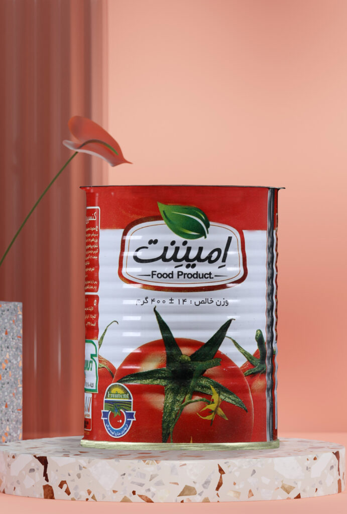 قوطی تولید آروین برای رب امیننت